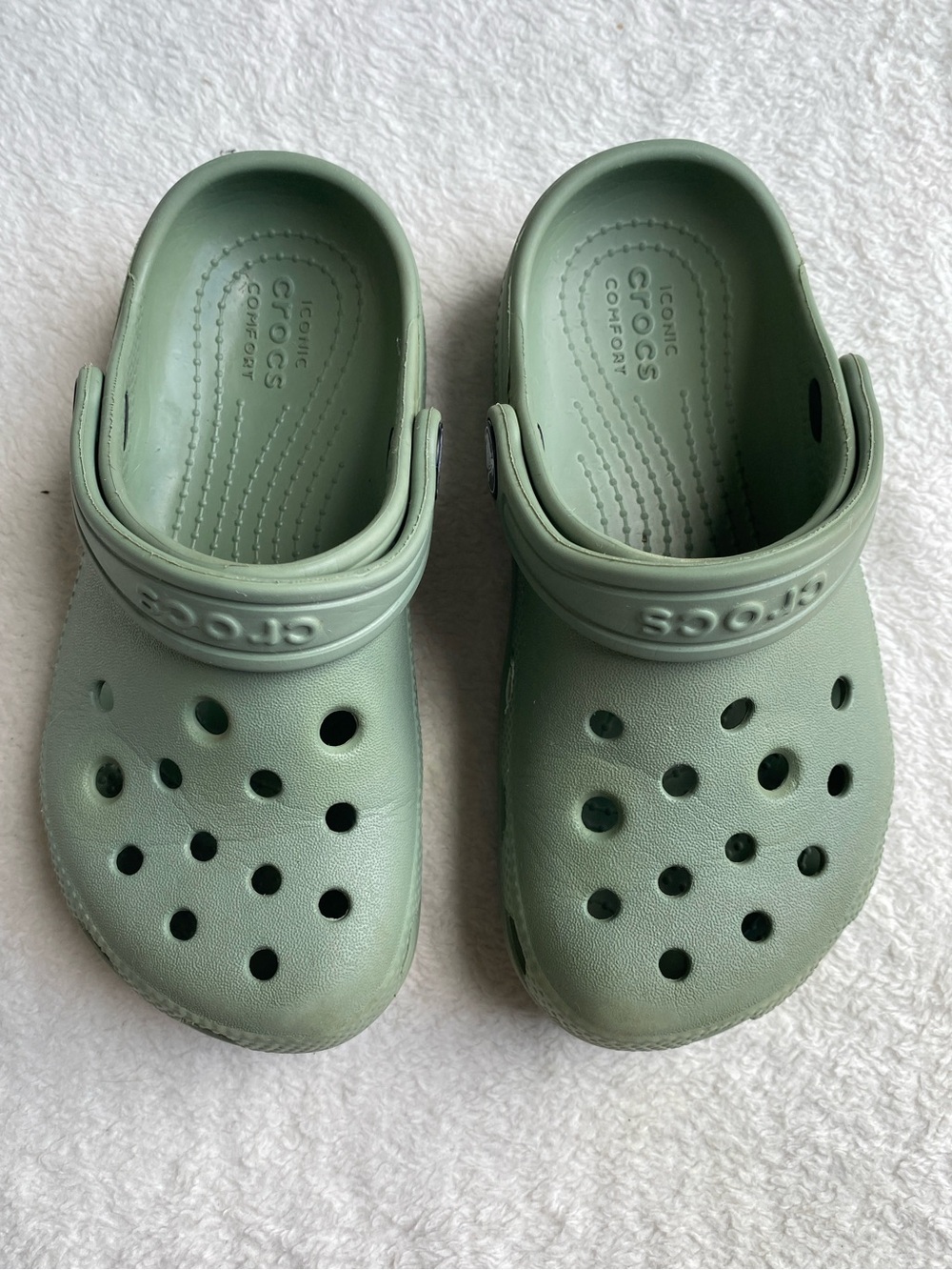 CROCS Green Toddler Size 11 Shoes
